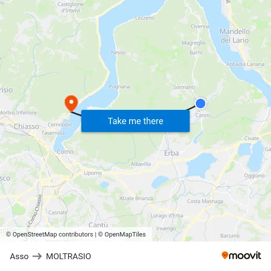 Asso to MOLTRASIO map
