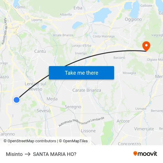 Misinto to Santa Maria Ho? map