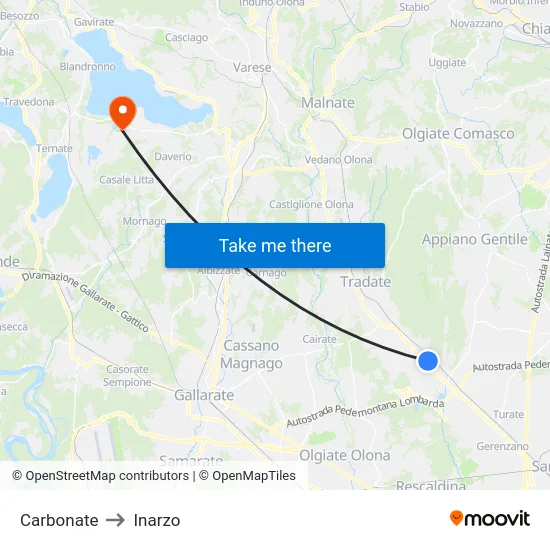 Carbonate to Inarzo map