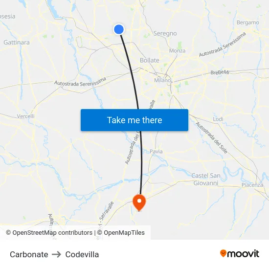 Carbonate to Codevilla map