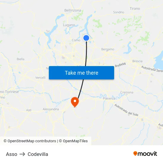 Asso to Codevilla map