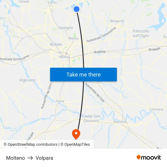 Molteno to Volpara map