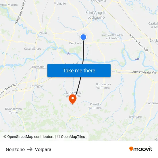 Genzone to Volpara map