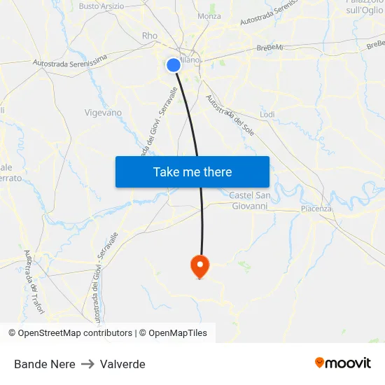 Black Bands to Valverde map