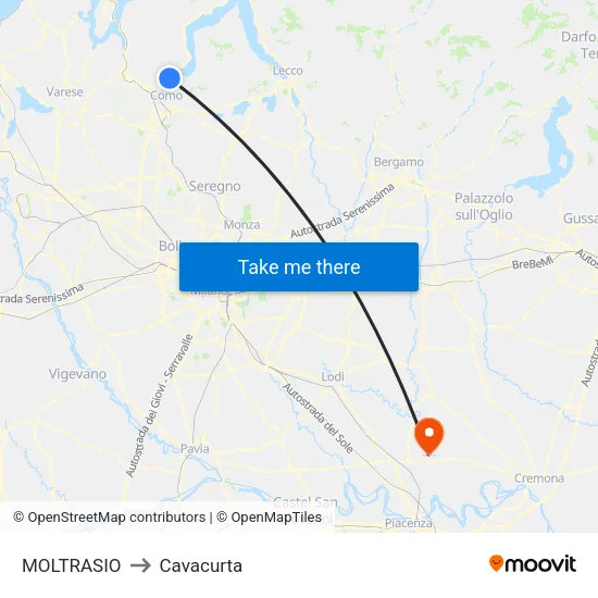 MOLTRASIO to Cavacurta map