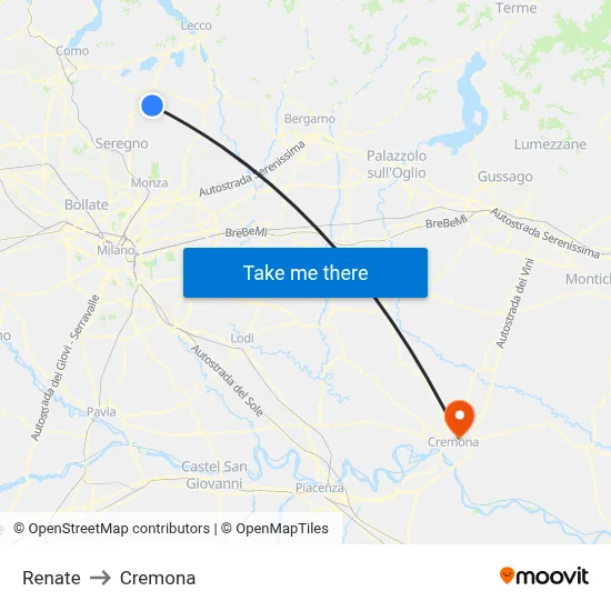 Renate to Cremona map