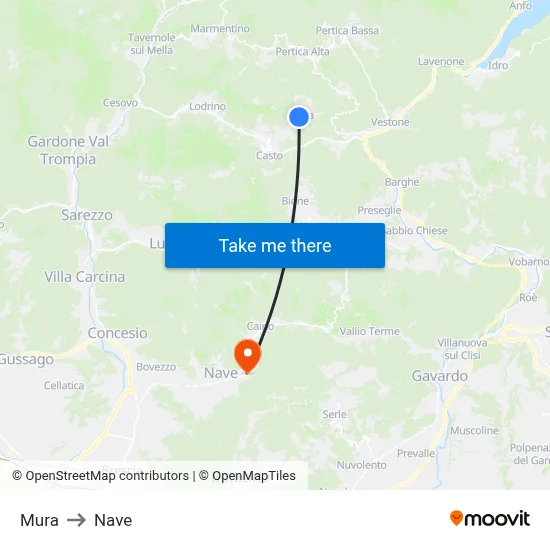 Mura to Ship map