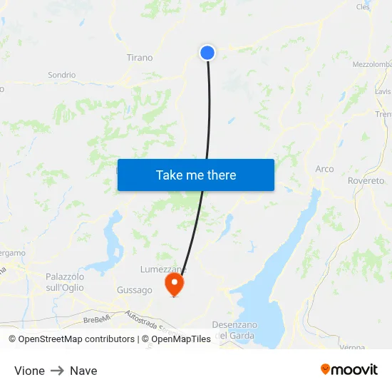 Vione to Ship map