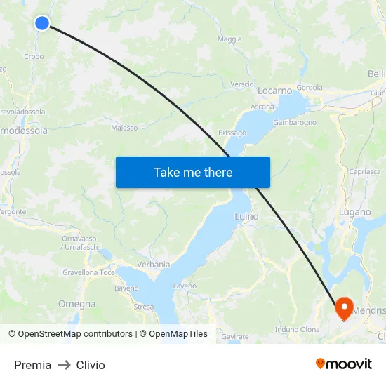 Premia to Clivio map
