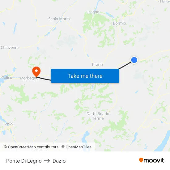 Wooden Bridge to Customs map