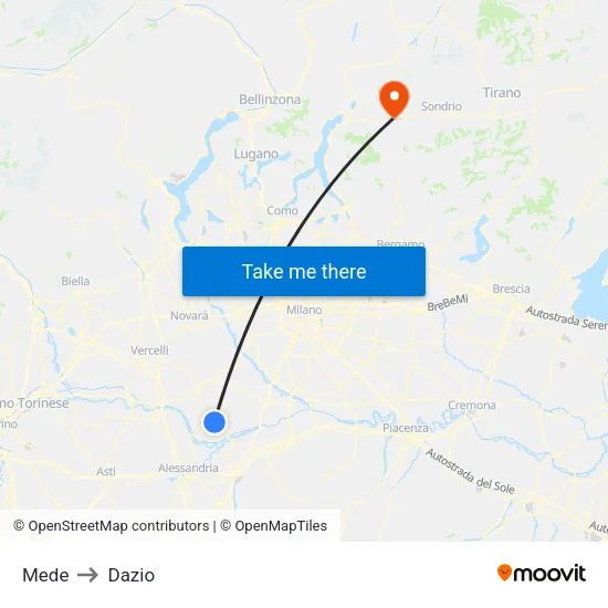 Mede to Customs map