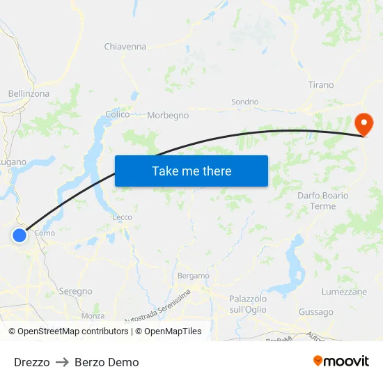 Drezzo to Berzo Demo map