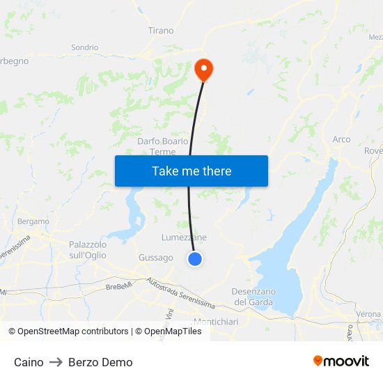 Caino to Berzo Demo map