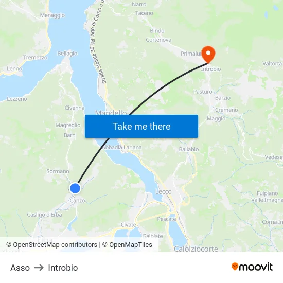 Asso to Introbio map