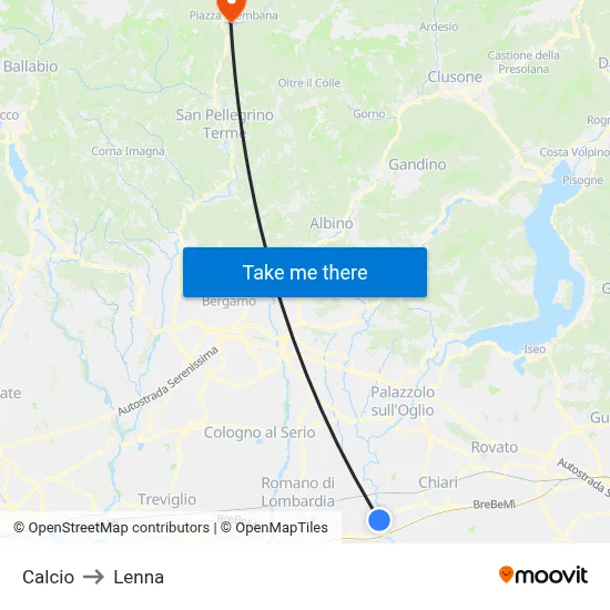 Calcio to Lenna map