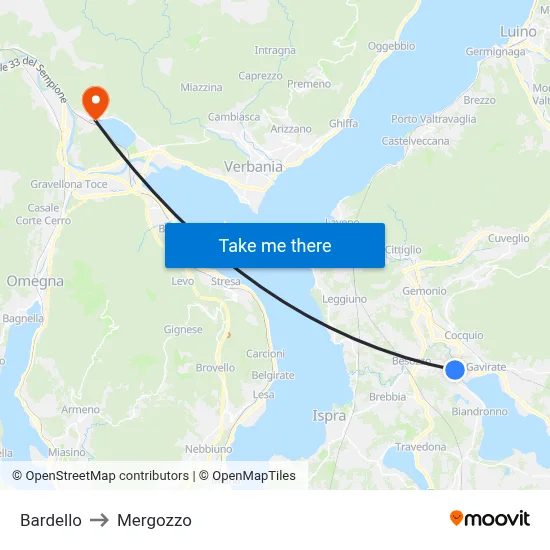 Bardello to Mergozzo map