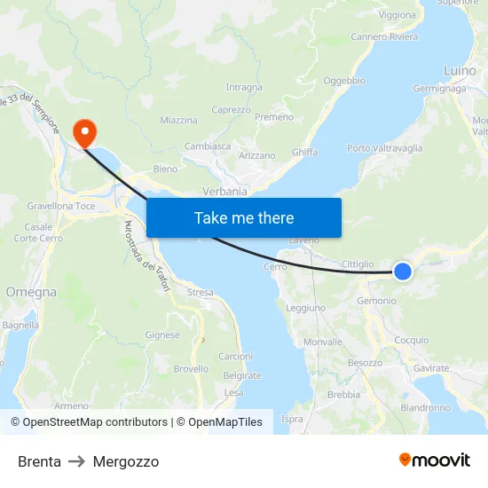 Brenta to Mergozzo map