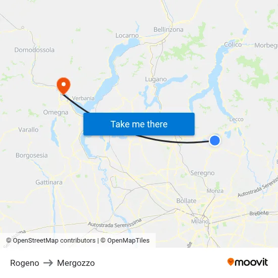 Rogeno to Mergozzo map