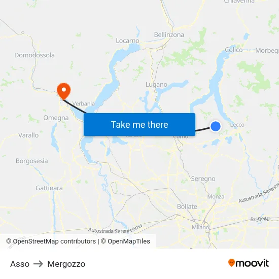 Asso to Mergozzo map