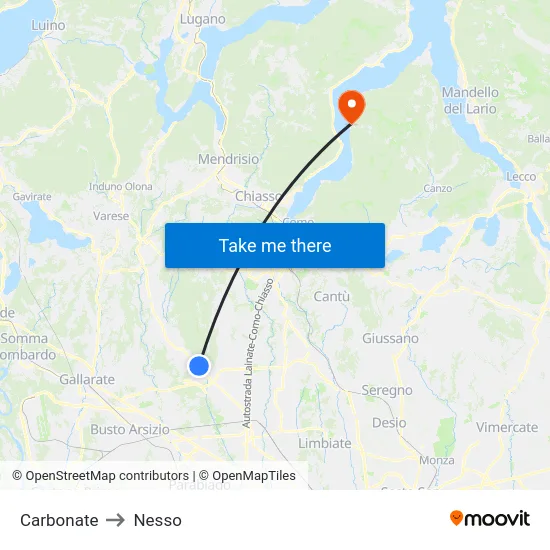 Carbonate to Nesso map
