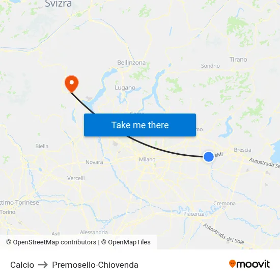 Soccer to Premosello-Chiovenda map