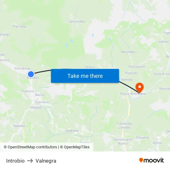 Introbio to Valnegra map