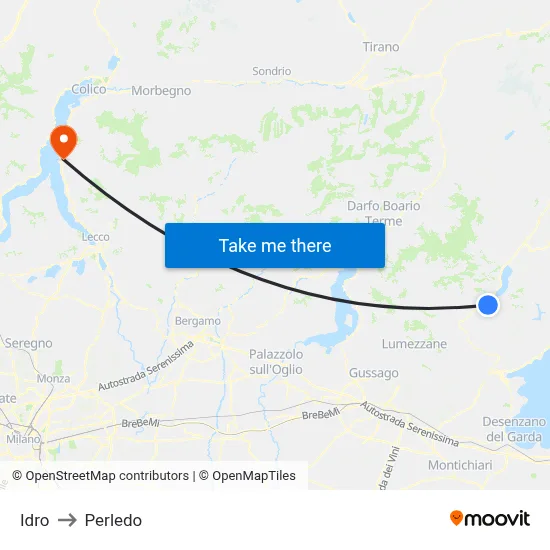 Hydro to Perledo map