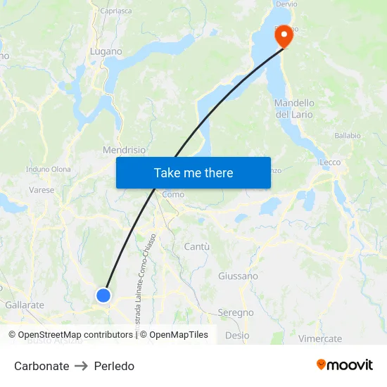 Carbonate to Perledo map