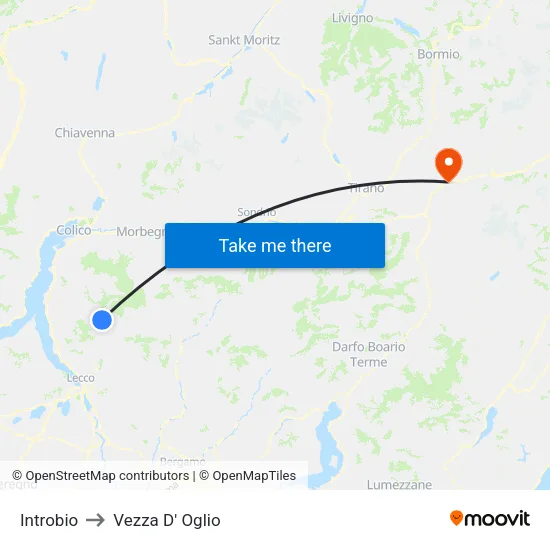 Introbio to Vezza D' Oglio map