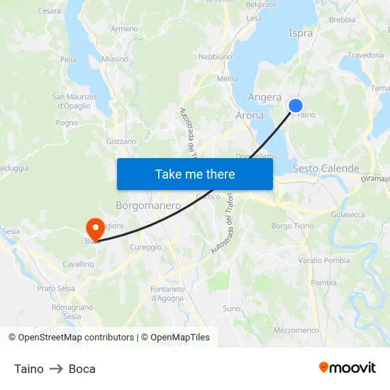 Taino to Boca map