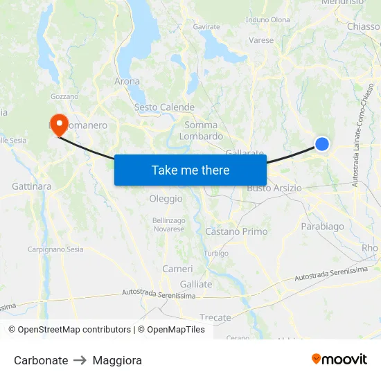Carbonate to Maggiora map