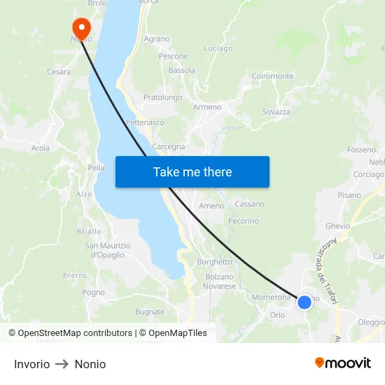 Invorio to Nonio map