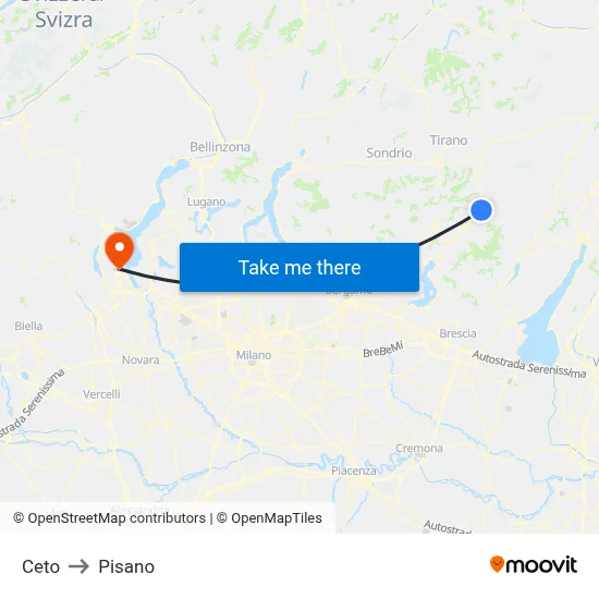 Ceto to Pisano map