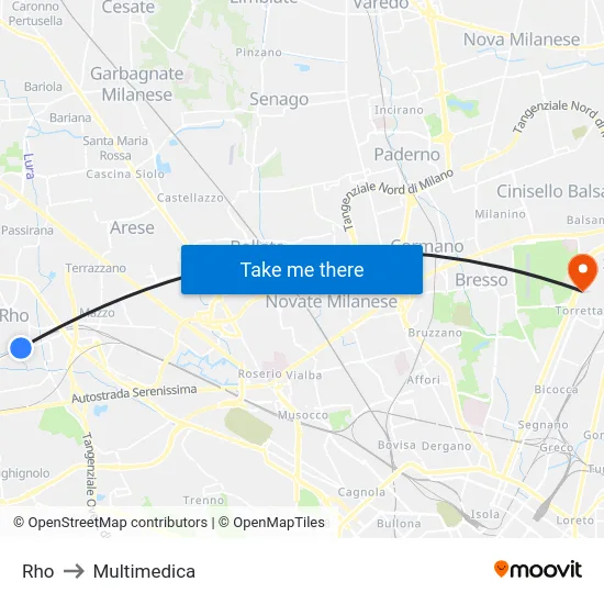 Rho to Multimedica map