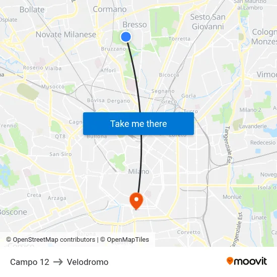Field 12 to Velodrome map