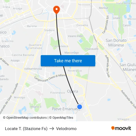 Locate T. (Railway Station) to Velodrome map
