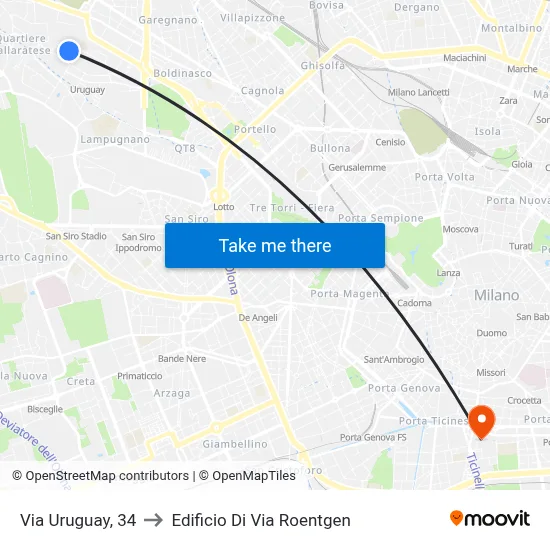 Uruguay Street, 34 to Roentgen Street Building map