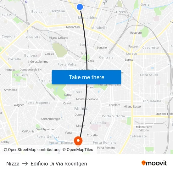 Nice to Roentgen Street Building map