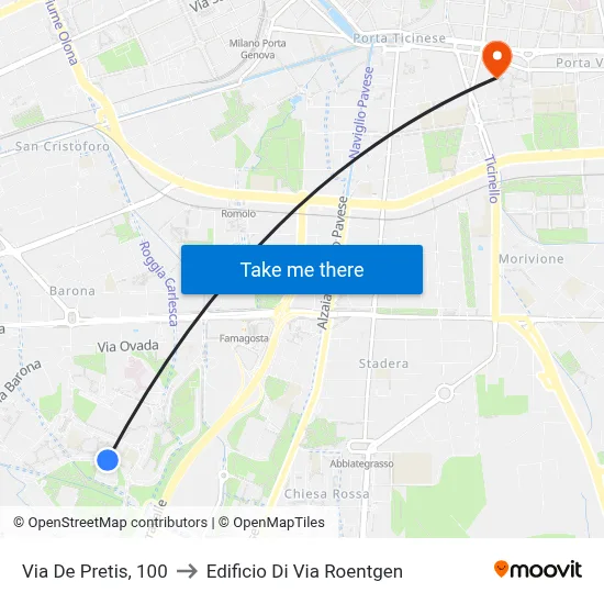 De Pretis Street, 100 to Roentgen Street Building map