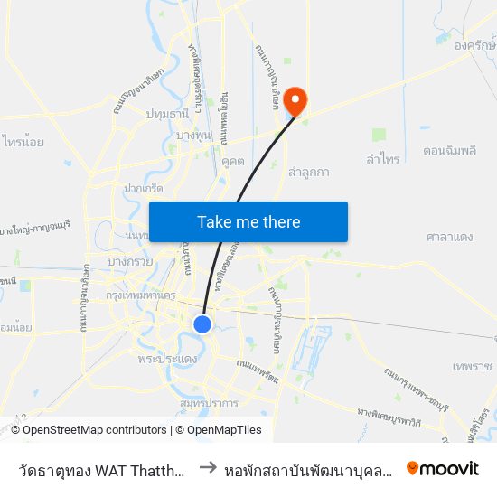 วัดธาตุทอง WAT Thatthong to หอพักสถาบันพัฒนาบุคลากร map