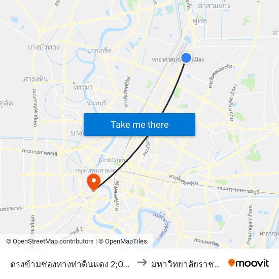 ตรงข้ามช่องทางท่าดินแดง 2;Opposite Chong Thang Tha Din Daeng 2 to มหาวิทยาลัยราชภัฏบ้านสมเด็จเจ้าพระยา map