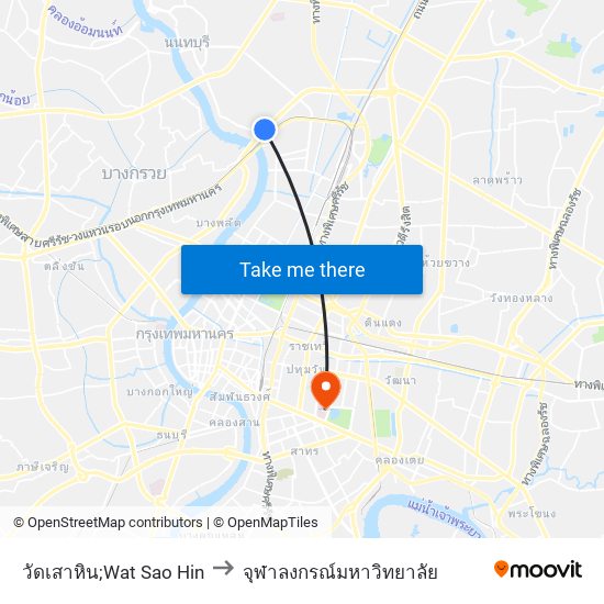 วัดเสาหิน;Wat Sao Hin to จุฬาลงกรณ์มหาวิทยาลัย map