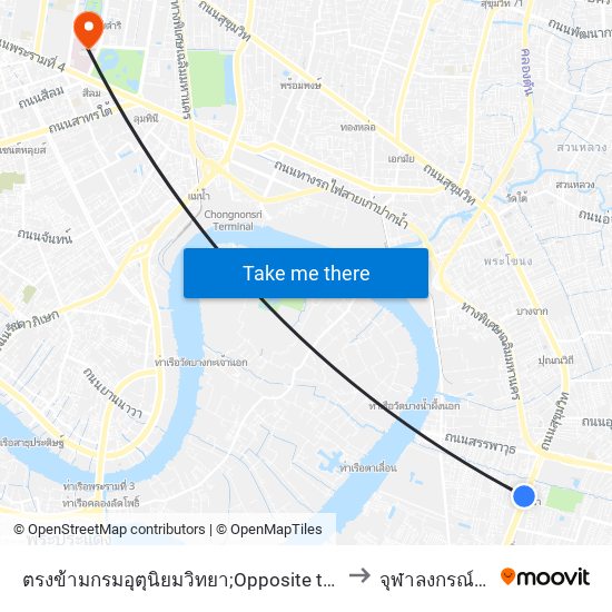 ตรงข้ามกรมอุตุนิยมวิทยา;Opposite the Meteorological Department to จุฬาลงกรณ์มหาวิทยาลัย map