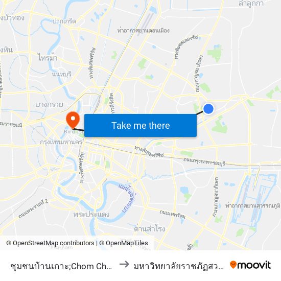 ชุมชนบ้านเกาะ;Chom Chon Ban Ko to มหาวิทยาลัยราชภัฏสวนสุนันทา map