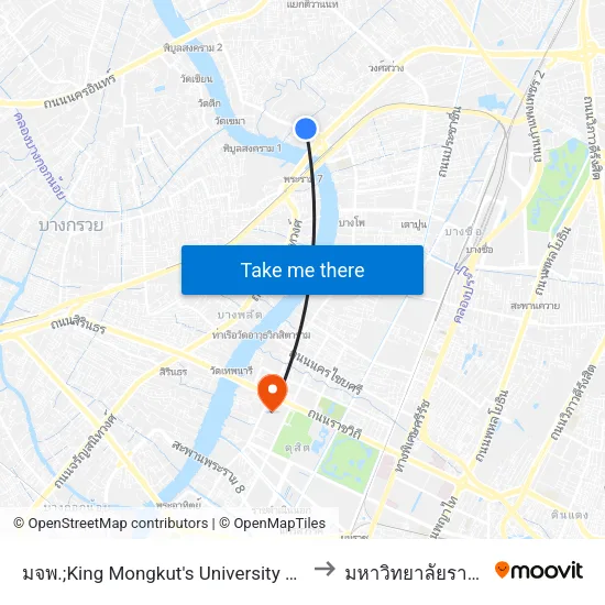 มจพ.;King Mongkut's University Of Technology North Bangkok to มหาวิทยาลัยราชภัฏสวนสุนันทา map