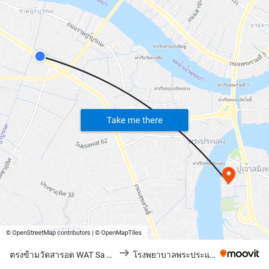 ตรงข้ามวัดสารอด WAT Sa Rot to โรงพยาบาลพระประแดง map