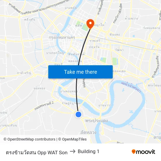 ตรงข้ามวัดสน Opp WAT Son to Building 1 map