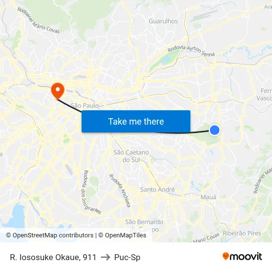 R. Iososuke Okaue, 911 to Puc-Sp map