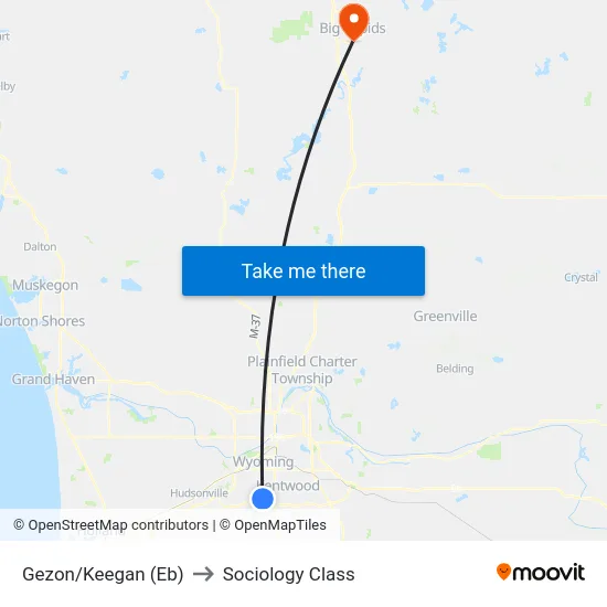 Gezon/Keegan (Eb) to Sociology Class map