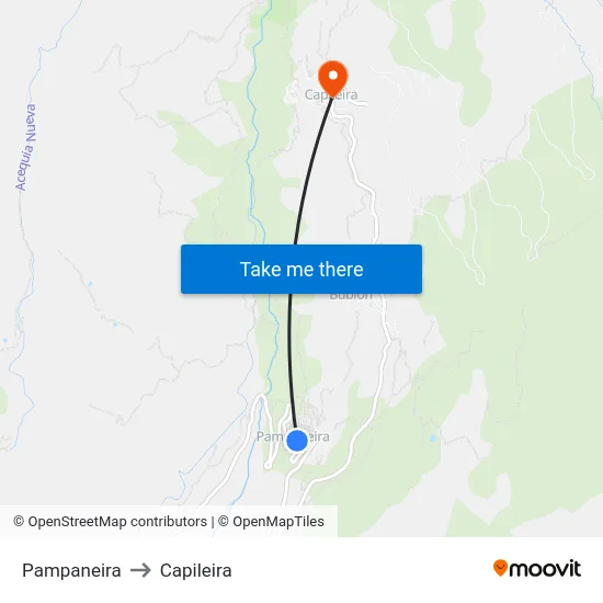 Pampaneira to Capileira map
